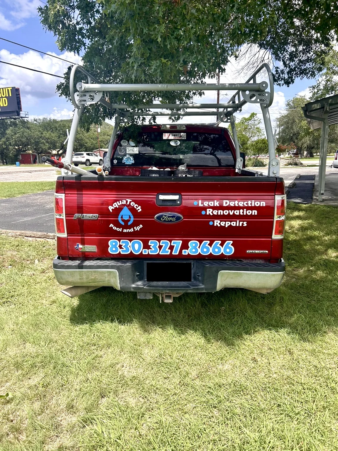AquaTech tailgate graphics